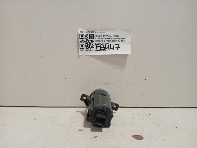 Interruttore Avviamento Motore Start-stop 2010DJ5918 Honda CR-V IV 2012