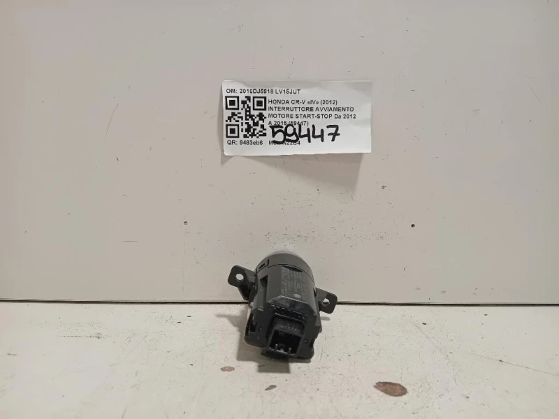 Interruttore Avviamento Motore Start-stop 2010DJ5918 Honda CR-V IV 2012