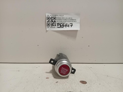 Interruttore Avviamento Motore Start-stop 2010DJ5918 Honda CR-V IV 2012