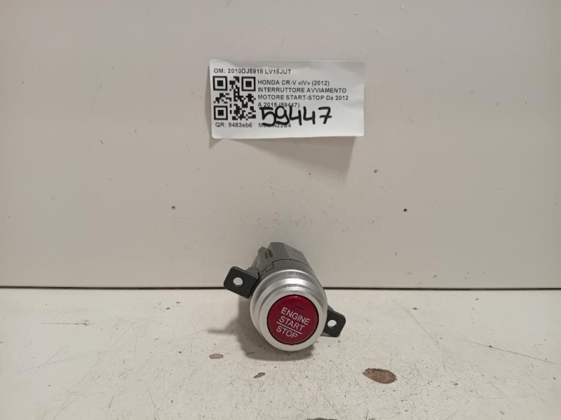 Interruttore Avviamento Motore Start-stop 2010DJ5918 Honda CR-V IV 2012
