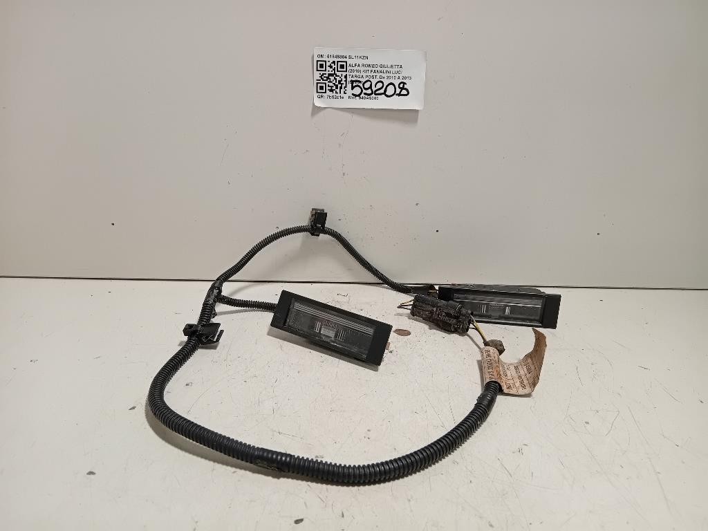 KIT Fanalini LUCI Targa POST 51845804 Alfa Romeo Giulietta 2010