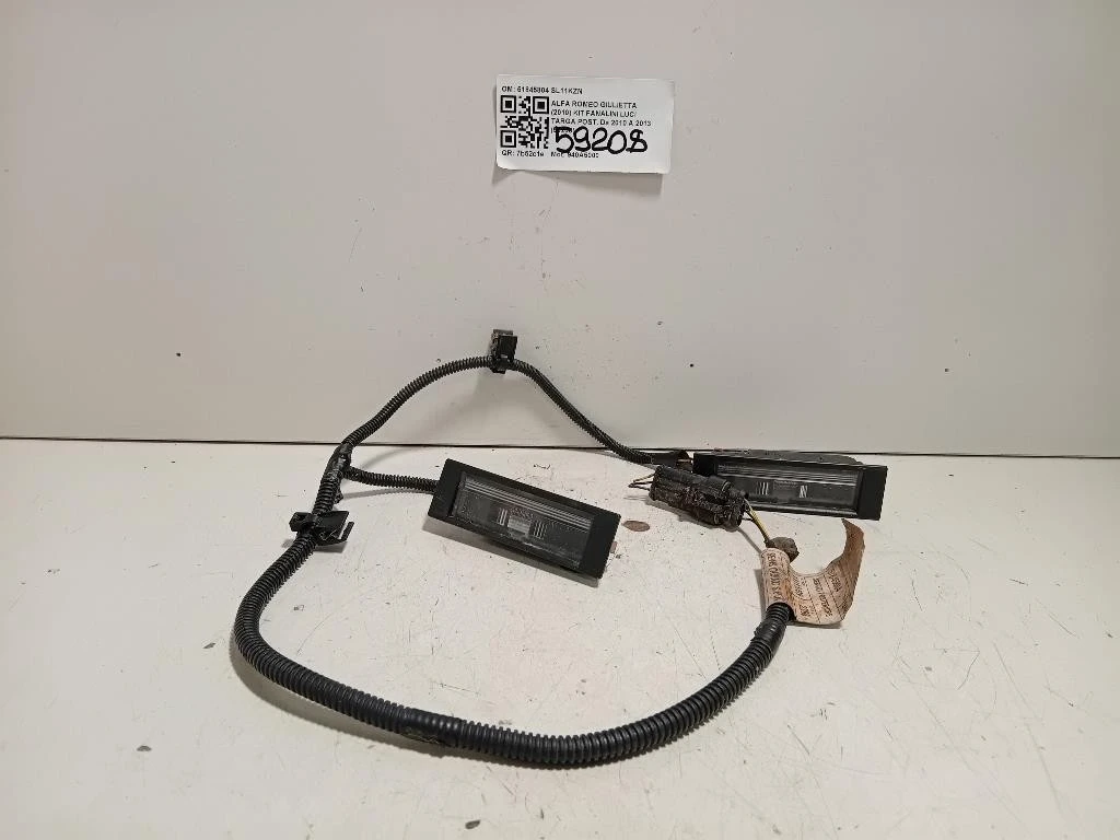 KIT Fanalini LUCI Targa POST 51845804 Alfa Romeo Giulietta 2010