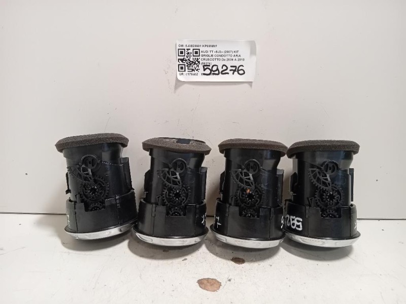 KIT Griglie Condotto ARIA Cruscotto 8J0820901 Audi TT 8J3 2007