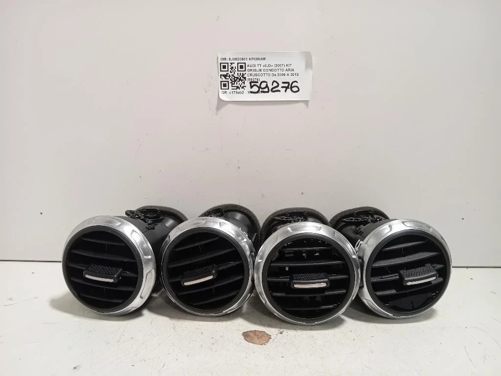 KIT Griglie Condotto ARIA Cruscotto 8J0820901 Audi TT 8J3 2007