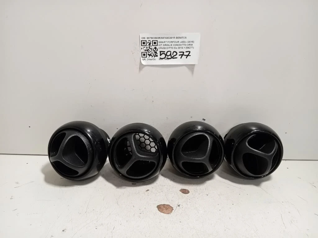 KIT Griglie Condotto ARIA Cruscotto 687503568R687600261R Smart Forfour 453 2015