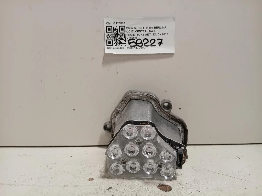 LED Proiettore ANT SX 17173803 Bmw Serie 5 F10 Berlina 2012