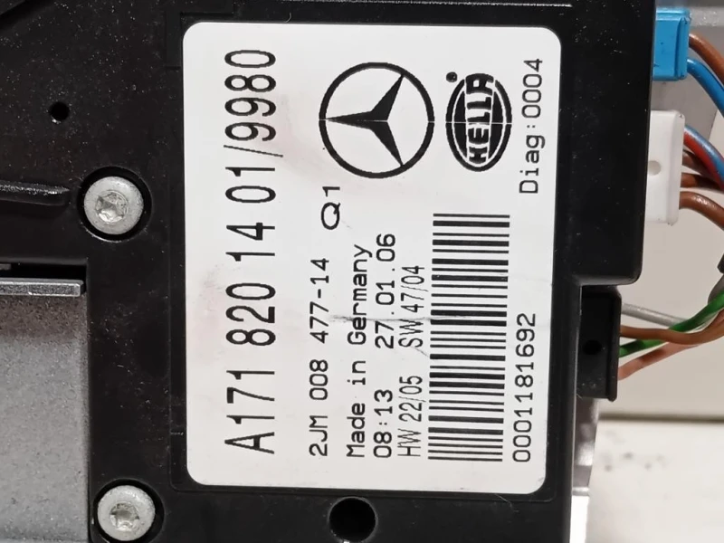 LUCE DI Cortesia Abitacolo A1718201401 Mercedes Classe SLK R171 2004