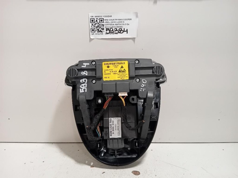 LUCE DI Cortesia Abitacolo 9806332 Mini Countryman Cooper R60 2010