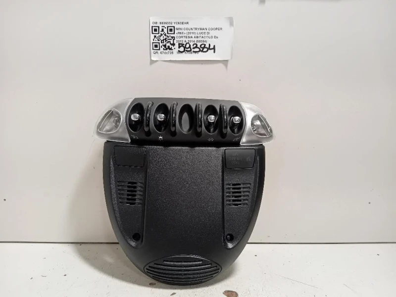 LUCE DI Cortesia Abitacolo 9806332 Mini Countryman Cooper R60 2010