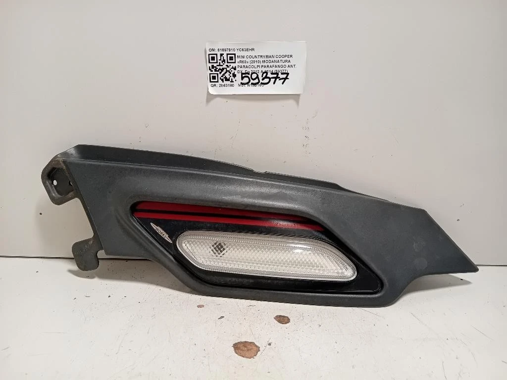 Modanatura Paracolpi Parafango ANT SX 61697910 Mini Countryman Cooper R60 2010