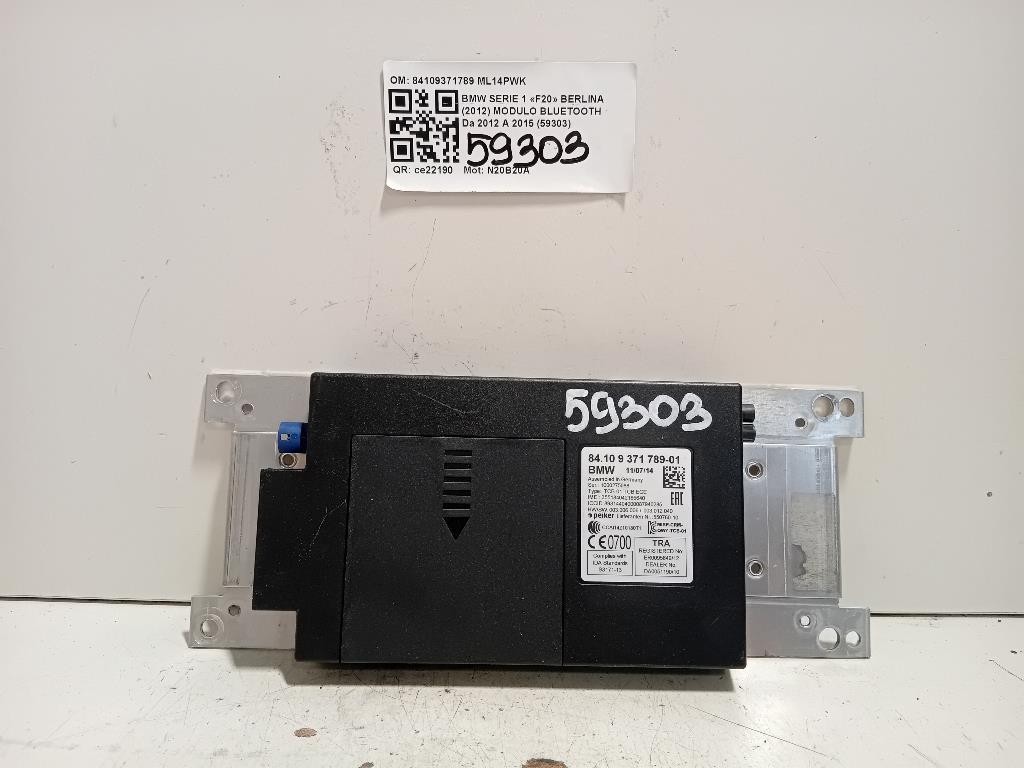 Modulo Bluetooth 84109371789 Bmw Serie 1 F20 Berlina 2012