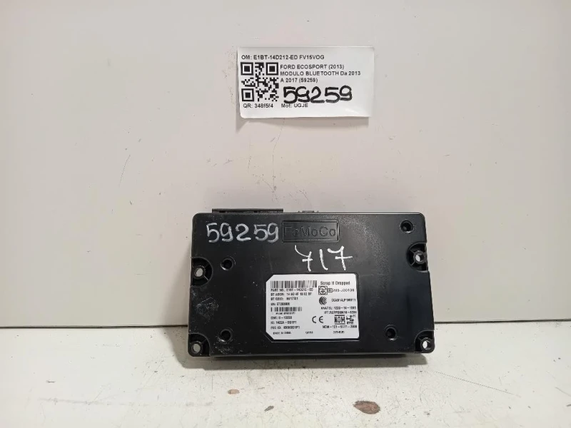 Modulo Bluetooth E1BT-14D212-ED Ford Ecosport 2013