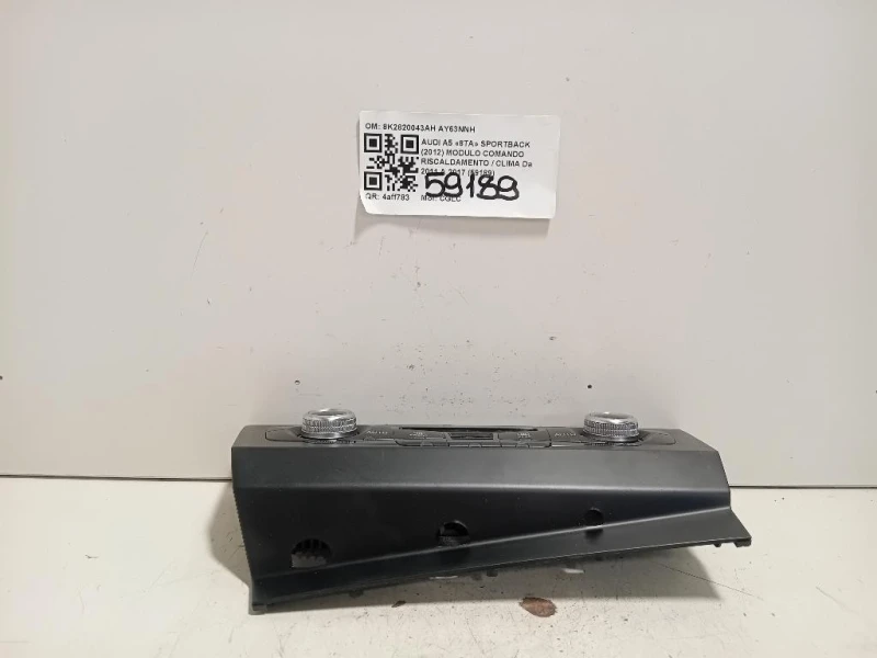 Modulo Comando Riscaldamento Clima 8K2820043AH Audi A5 8TA Sportback 2012