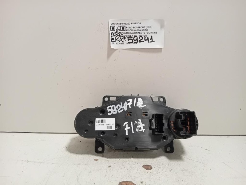 Modulo Comando Riscaldamento Clima CN1519980ED Ford Ecosport 2013