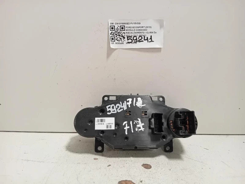 Modulo Comando Riscaldamento Clima CN1519980ED Ford Ecosport 2013