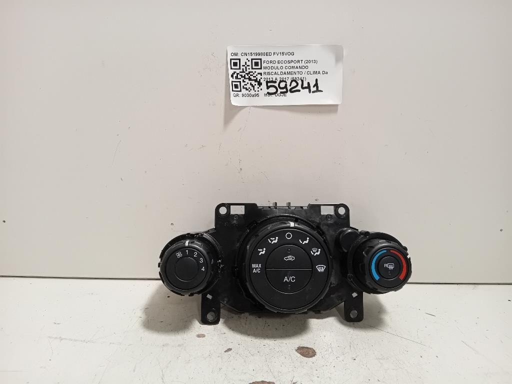 Modulo Comando Riscaldamento Clima CN1519980ED Ford Ecosport 2013
