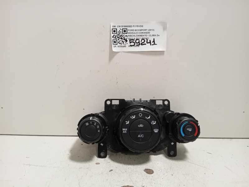 Modulo Comando Riscaldamento Clima CN1519980ED Ford Ecosport 2013
