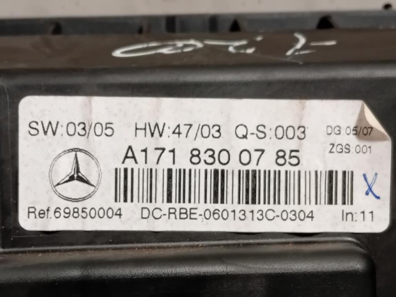 Modulo Comando Riscaldamento Clima A1718300785 Mercedes Classe SLK R171 2004