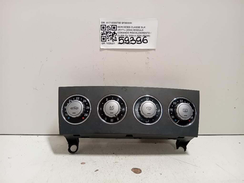 Modulo Comando Riscaldamento Clima A1718300785 Mercedes Classe SLK R171 2004