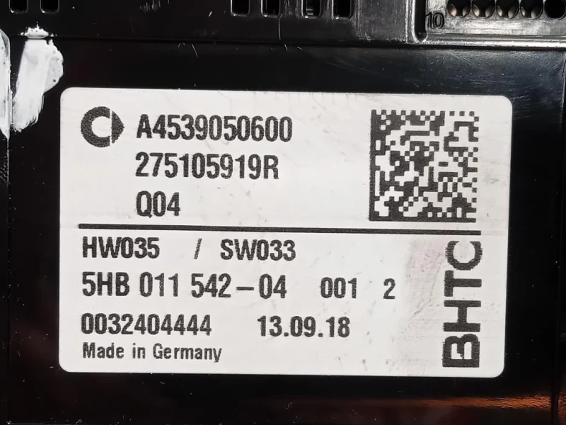 Modulo Comando Riscaldamento Clima A4539050600 Smart Forfour 453 2015