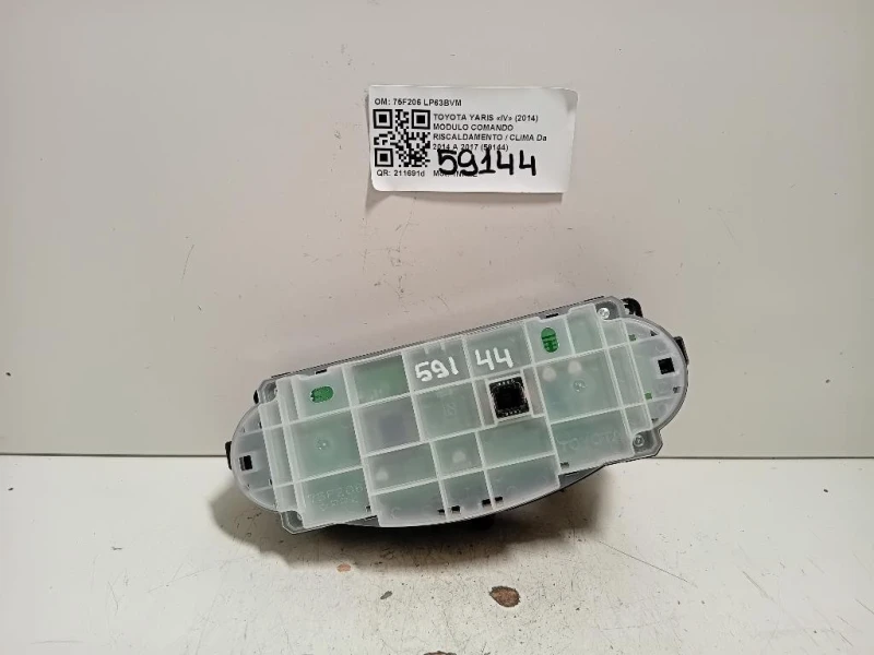 Modulo Comando Riscaldamento Clima 75F206 Toyota Yaris IV 2014