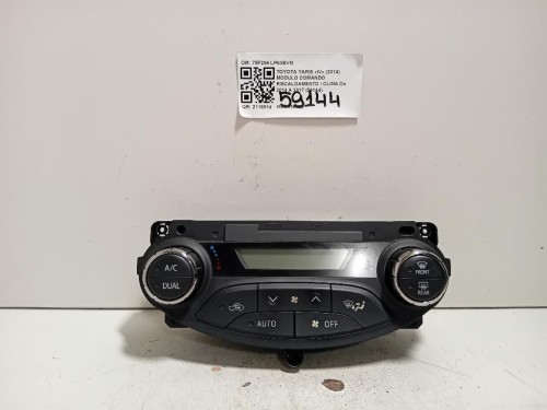 Modulo Comando Riscaldamento Clima 75F206 Toyota Yaris IV 2014