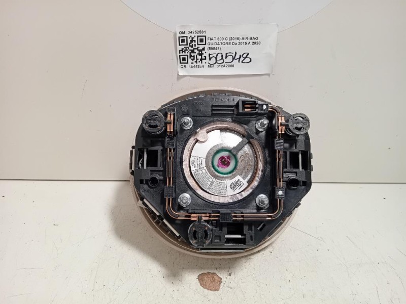 Air-bag Guidatore 34252581 Fiat 500 C 2015