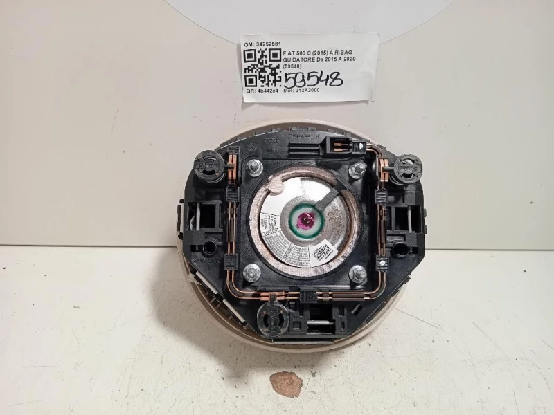 Air-bag Guidatore 34252581 Fiat 500 C 2015