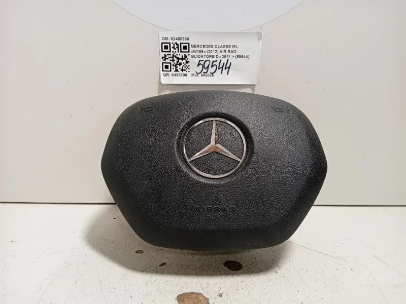 Air-bag Guidatore 62450360 Mercedes Classe ML W166 2012