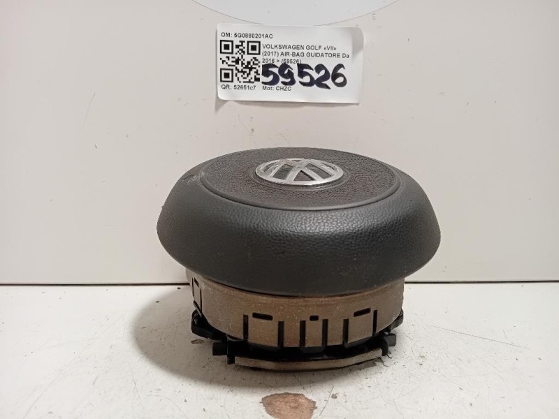 Air-bag Guidatore 5G0880201AC Volkswagen GOLF VII 2017