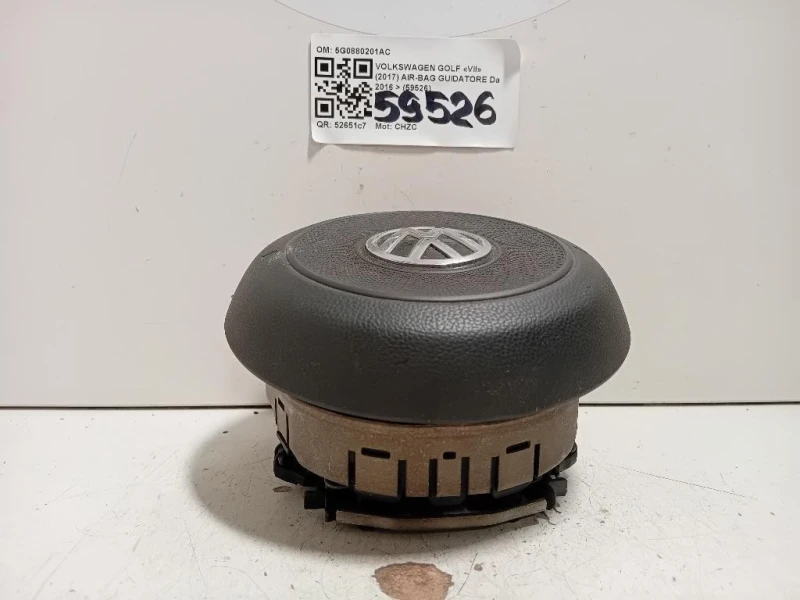 Air-bag Guidatore 5G0880201AC Volkswagen GOLF VII 2017