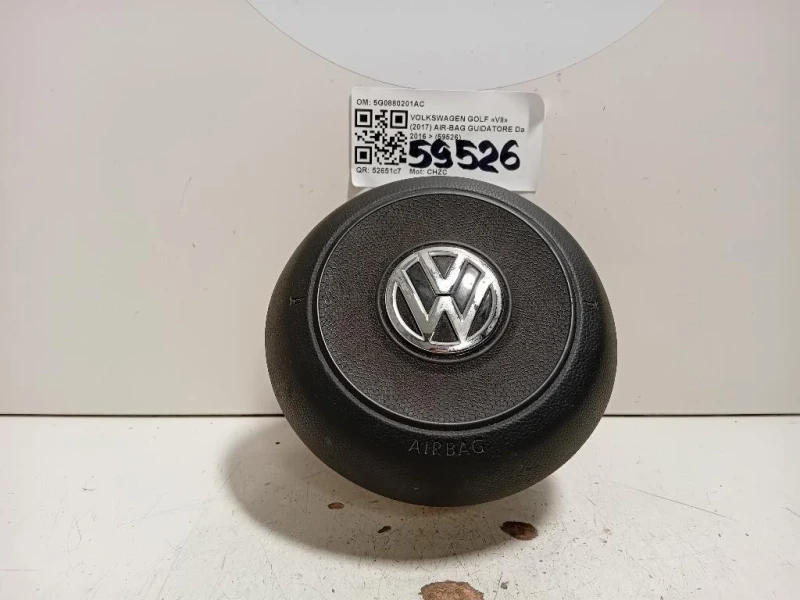 Air-bag Guidatore 5G0880201AC Volkswagen GOLF VII 2017