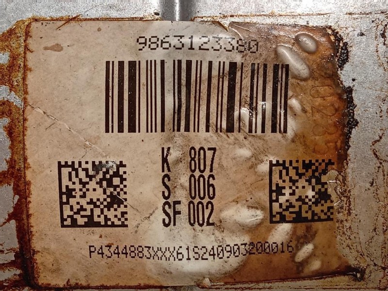 Catalizzatore 9863123380 Peugeot Expert III 2016