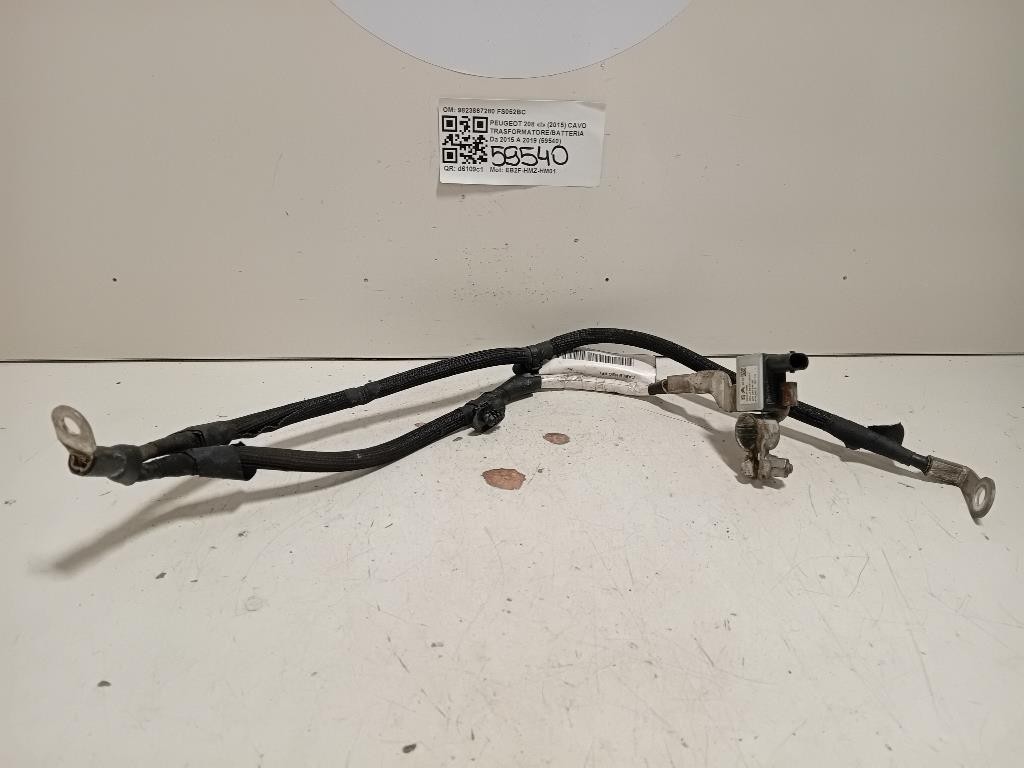 CAVO Trasformatorebatteria 9823867280 Peugeot 208 I 2015