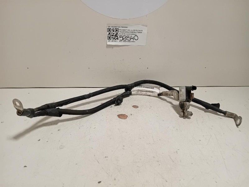 CAVO Trasformatorebatteria 9823867280 Peugeot 208 I 2015