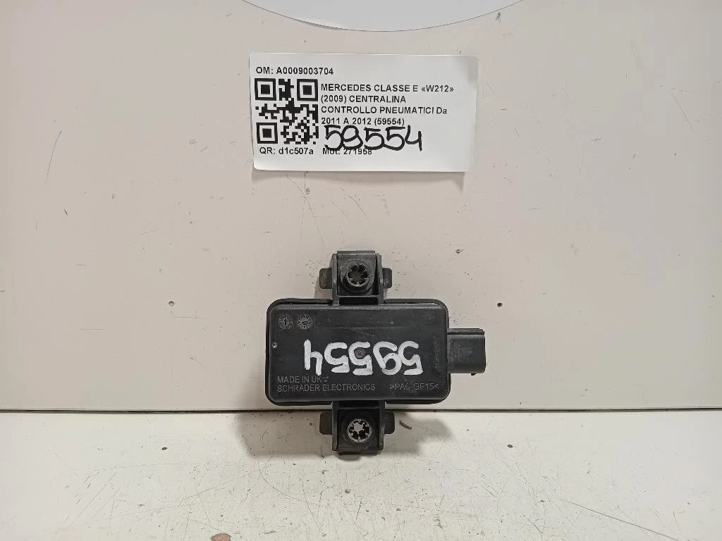 Centralina Controllo Pneumatici A0009003704 Mercedes Classe E W212 2009