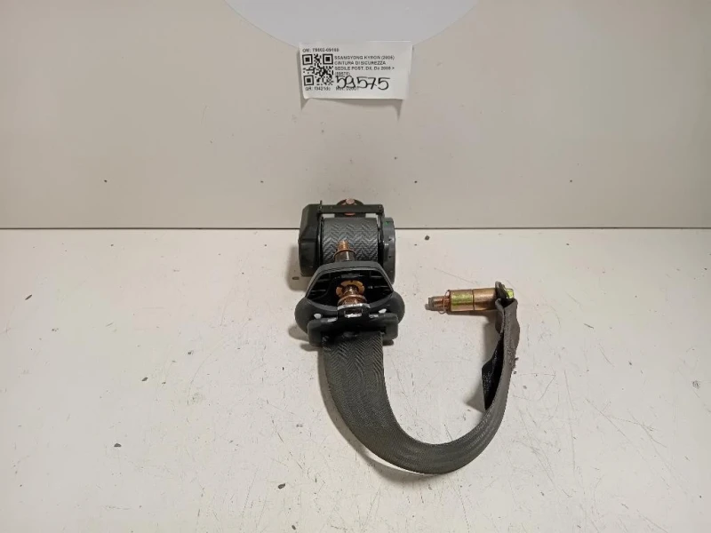 Cintura DI Sicurezza Sedile POST DX 75602-09100 Ssangyong Kyron 2005