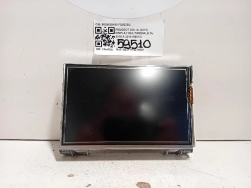 Display Multimediale 9825029180 Peugeot 208 I 2015