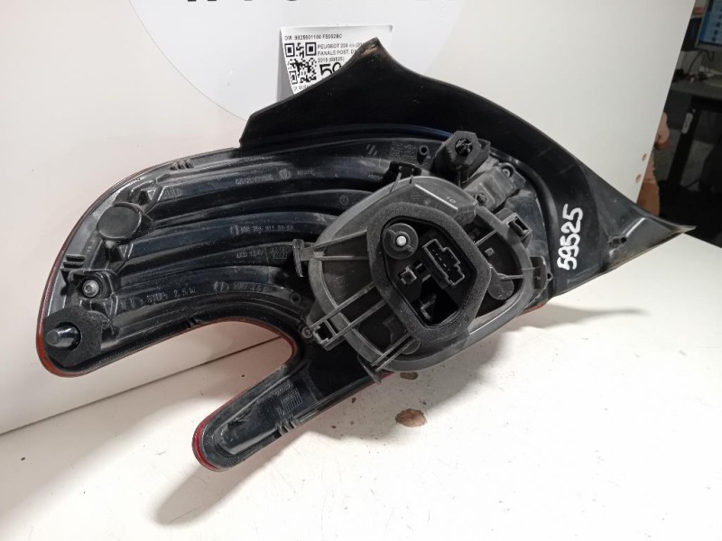Fanale POST DX 9825601180 Peugeot 208 I 2015