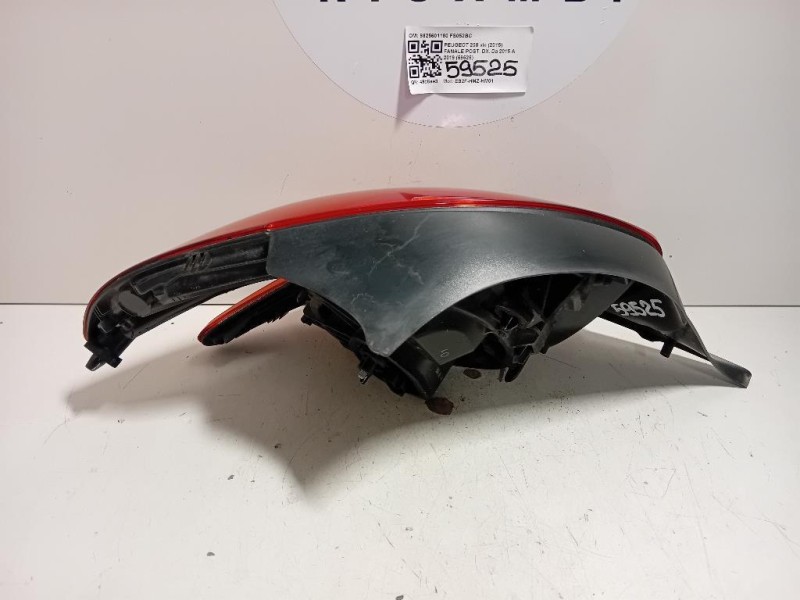 Fanale POST DX 9825601180 Peugeot 208 I 2015