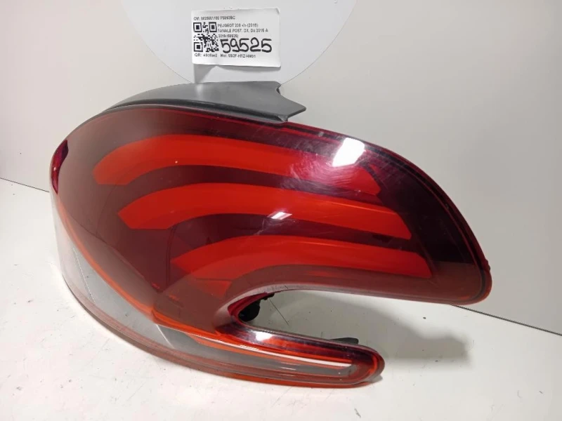 Fanale POST DX 9825601180 Peugeot 208 I 2015