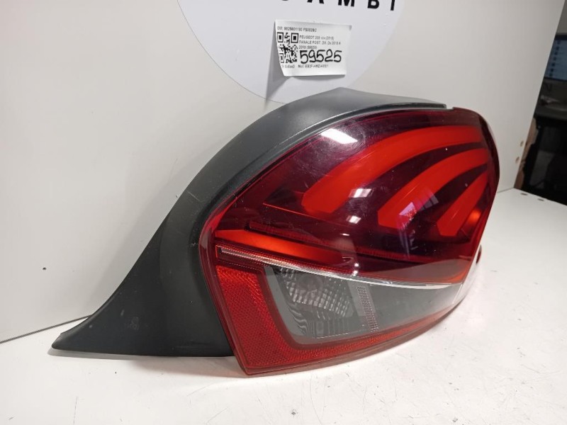 Fanale POST DX 9825601180 Peugeot 208 I 2015