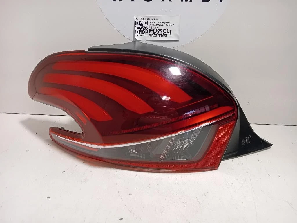 Fanale POST SX 9825601280 Peugeot 208 I 2015