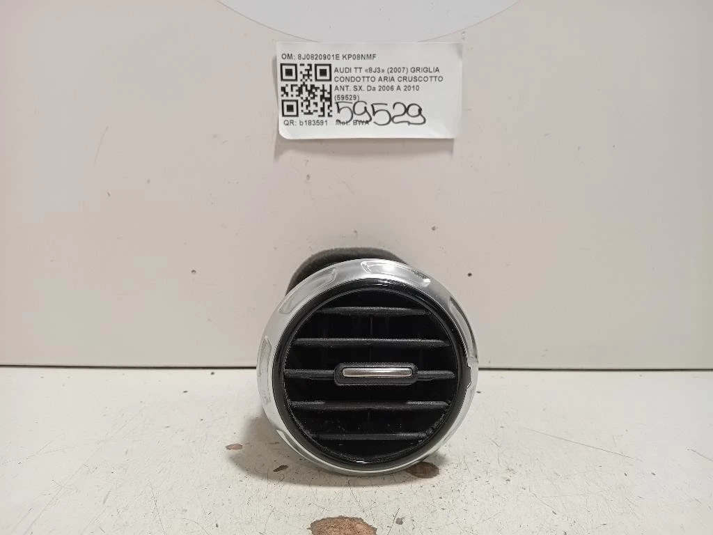 Griglia Condotto ARIA Cruscotto ANT SX 8J0820901E Audi TT 8J3 2007