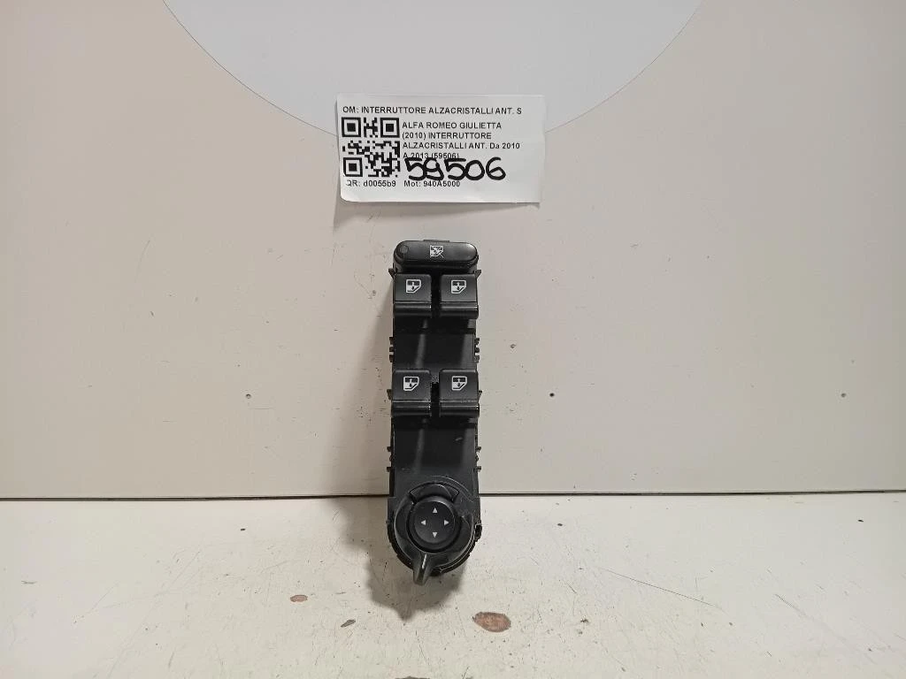 Interruttore Alzacristalli ANT 156106392 Alfa Romeo Giulietta 2010