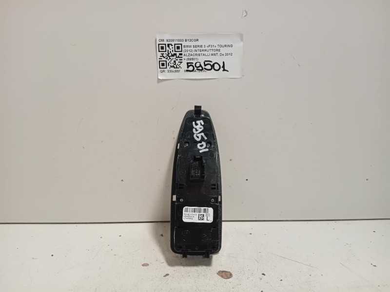 Interruttore Alzacristalli ANT 920811003 Bmw Serie 3 F31 Touring 2012
