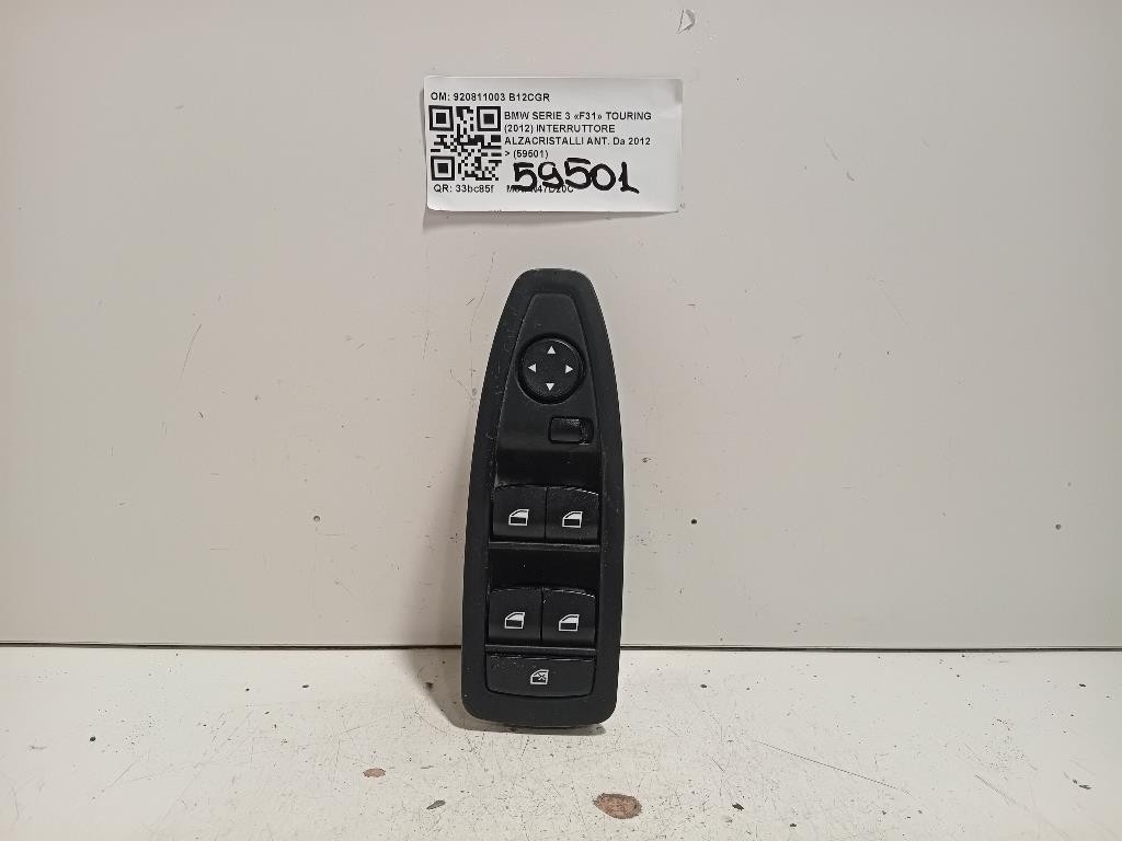 Interruttore Alzacristalli ANT 920811003 Bmw Serie 3 F31 Touring 2012