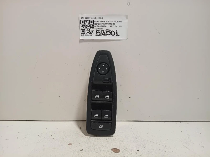 Interruttore Alzacristalli ANT 920811003 Bmw Serie 3 F31 Touring 2012