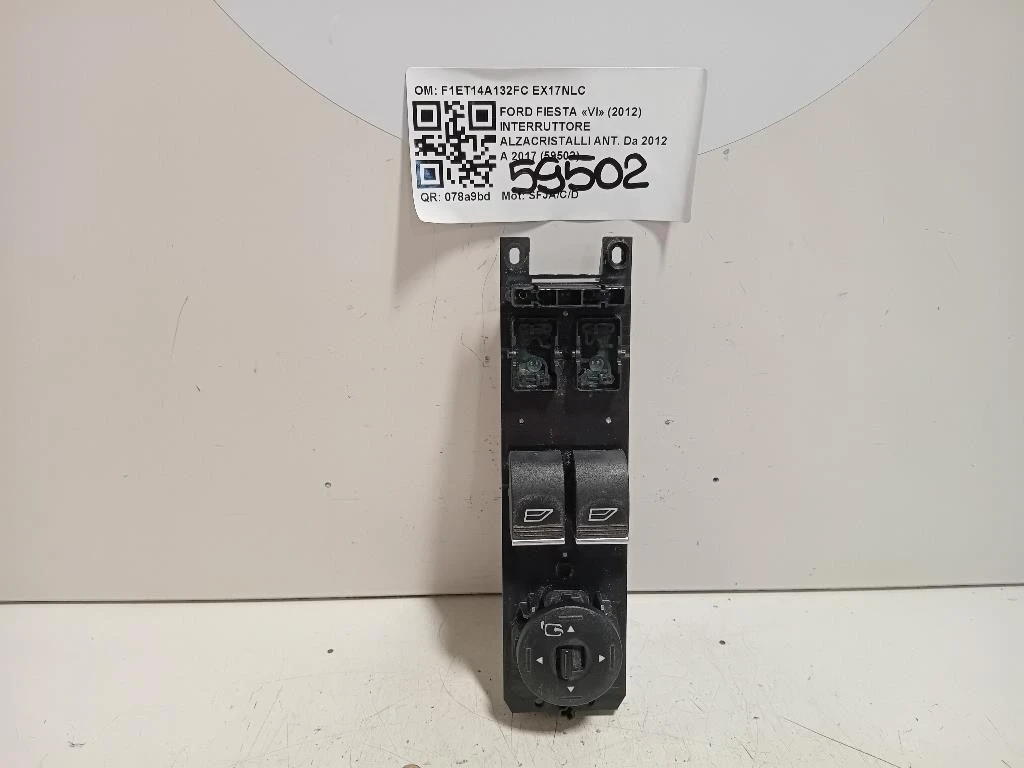 Interruttore Alzacristalli ANT F1ET14A132FC Ford Fiesta VI 2012