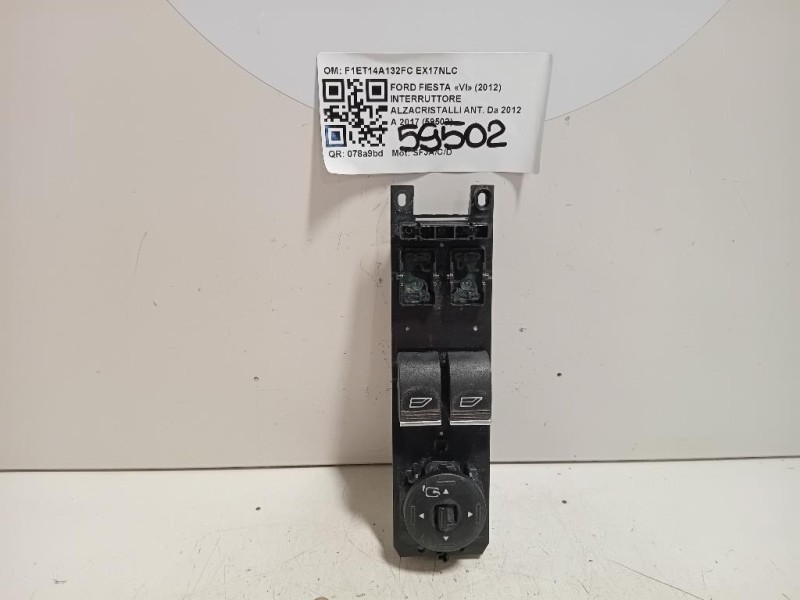 Interruttore Alzacristalli ANT F1ET14A132FC Ford Fiesta VI 2012